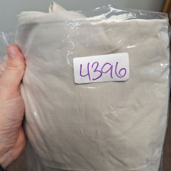 Havana Jacks Cafe Chino Pants Pleated Front Cuffed Hem Beige Men's Size 36 - Picture 12 of 12